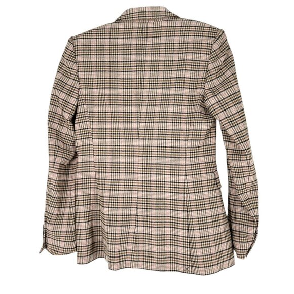 NWT Maje Valilo Plaid Wool Blend Blazer Jacket - Picture 3 of 7